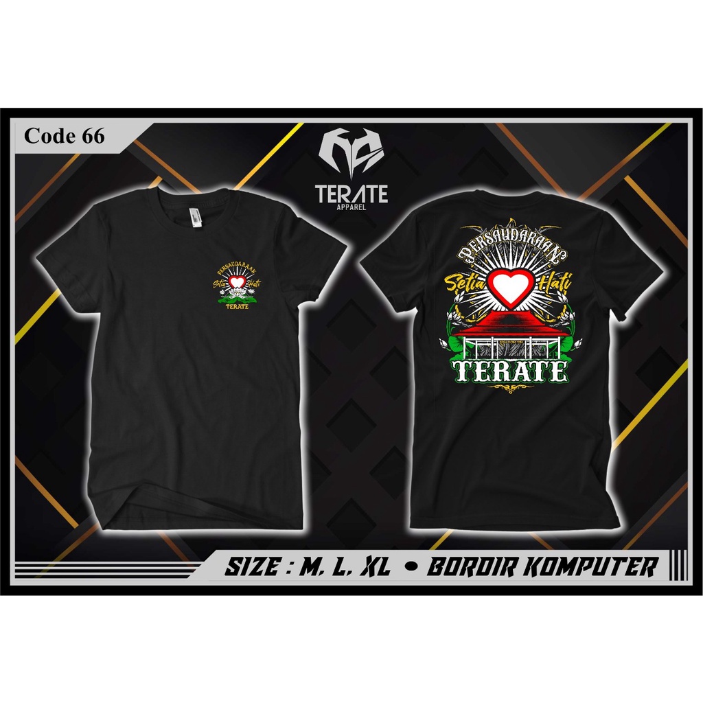 KAOS BORDIR TERATE KAOS PSHT KAOS SRIKANDI TERJAL BISA COD BAYAR DI TEMPAT KAOS 1 ABAD TERATE