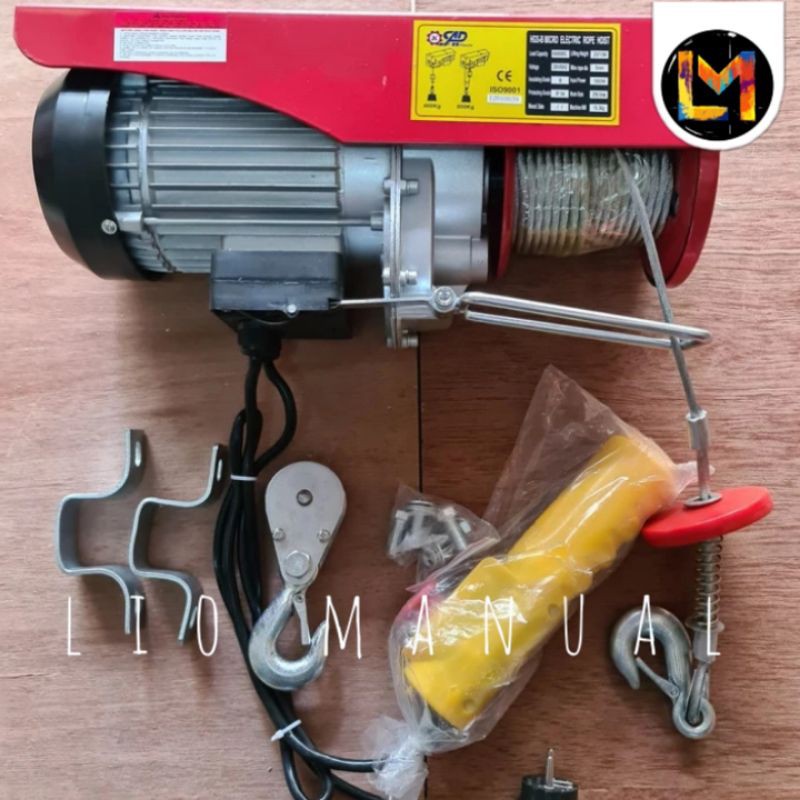 mini electric hoist 800 kg elektrik hoist 800 kg elektrik hoist Sling 800 kg
