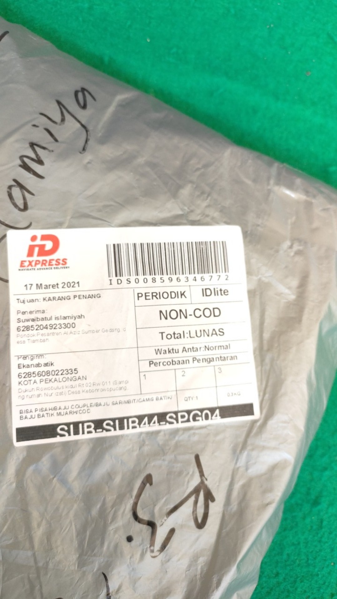 Bisa Pisah/baju Couple/baju Sarimbit/gamis Batik/baju Batik Muarh/cod