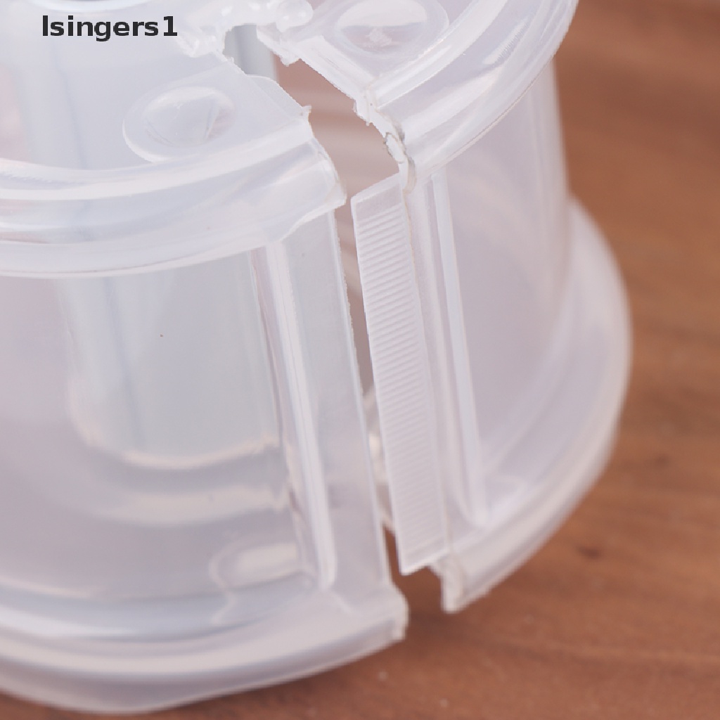 (lsingers1) Dispenser Selotip Bentuk Bulat Ukuran 5.5x6.5cm