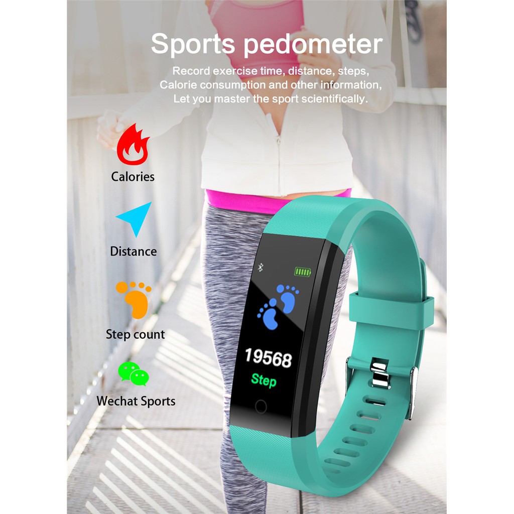 Smartwatch Bluetooth Smartband JAM PINTAR Touch Screen Sport Monitor Tekanan Darah Anti Air