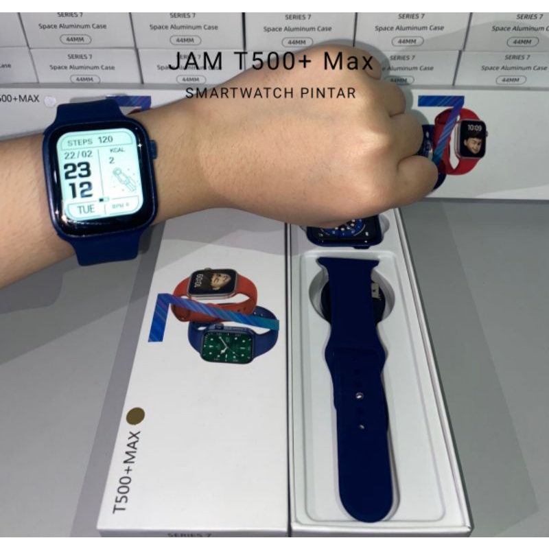 Smartwatch T500+ Max Jam Tangan Wanita Jam Tangan Pria Jam Pintar Kesehatan T500+