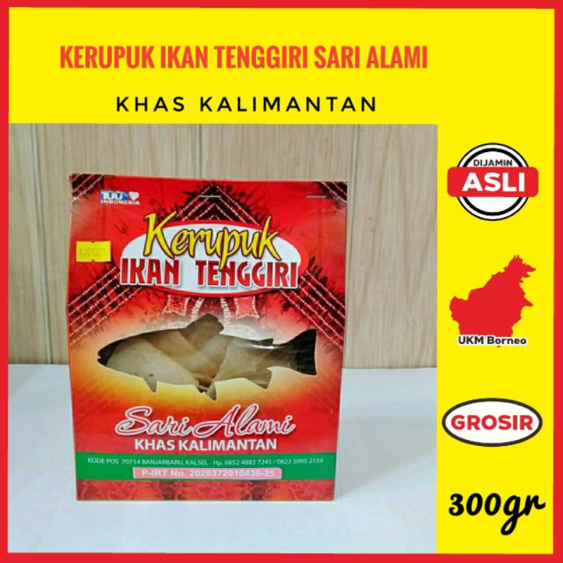 

Kerupuk Ikan Tenggiri Sari Alami Oleh Oleh Banjarmasin Kalimantan