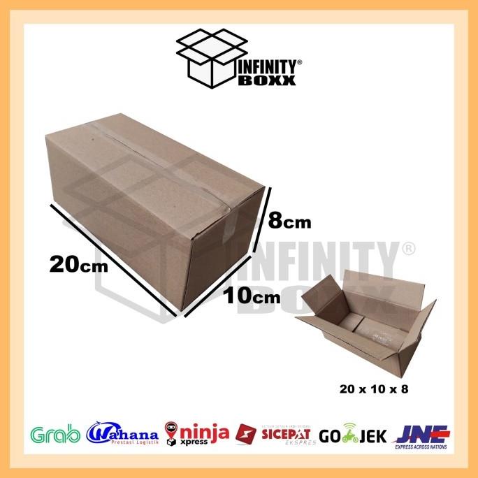 

kardus box packaging packing 20x10x8 cm 300pcs