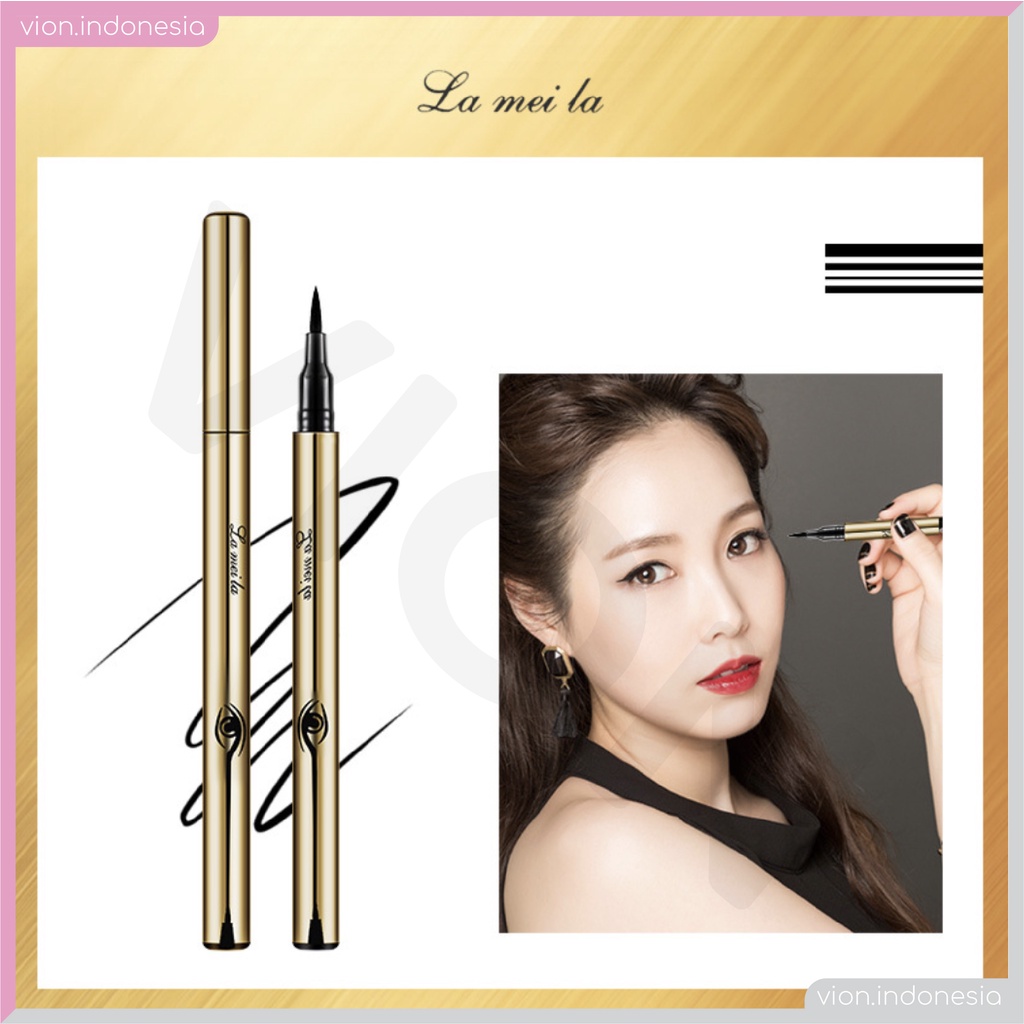 LAMEILA Eyeliner Gold Silver Korean Make Up Anti Air &amp; Keringat Original LA020