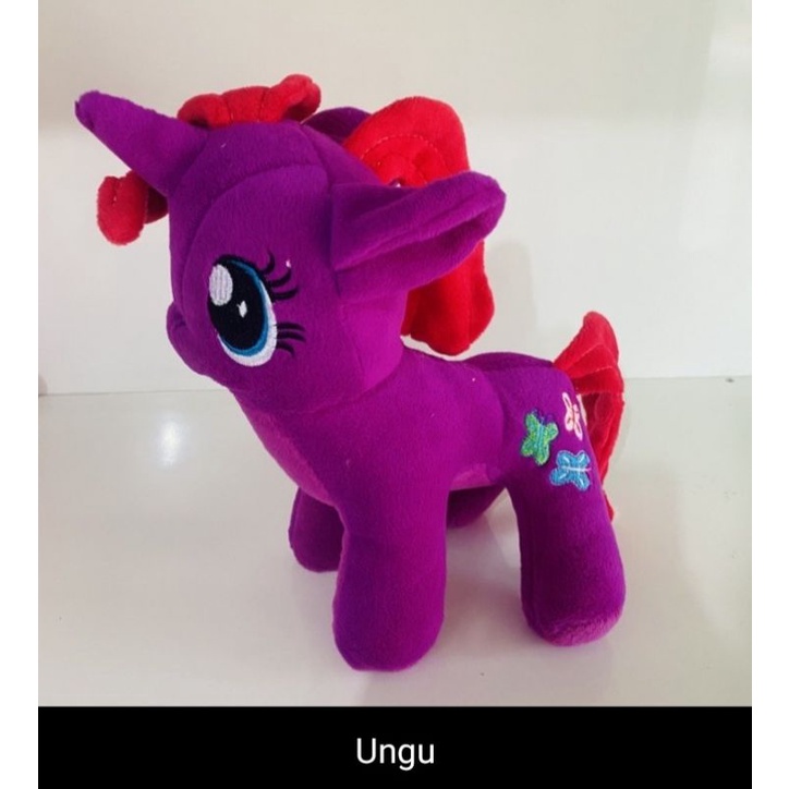 Boneka Litlle Pony Kuda Poni Ukuran 35Cm Berlable SNI