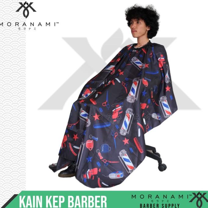Kain Kep Kip Cukur Rambut Kain Pangkas Rambut Barber Motif Barber Tool PRAKTIS