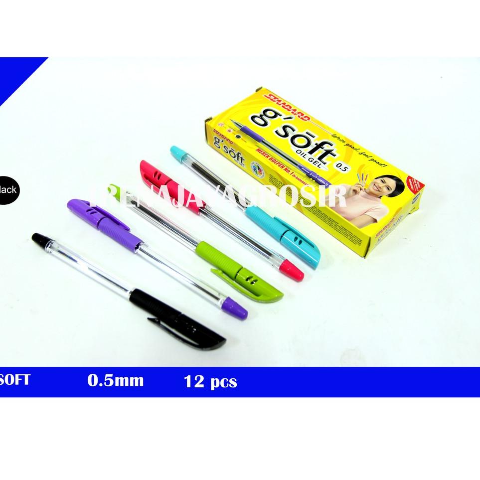 

[PRODUK WZF9O] IRENAJAYAGROSIR - STANDARD PULPEN BOLPEN G SOFT PENA GSOFT 0,5 12 PCS GROSIR Q9V