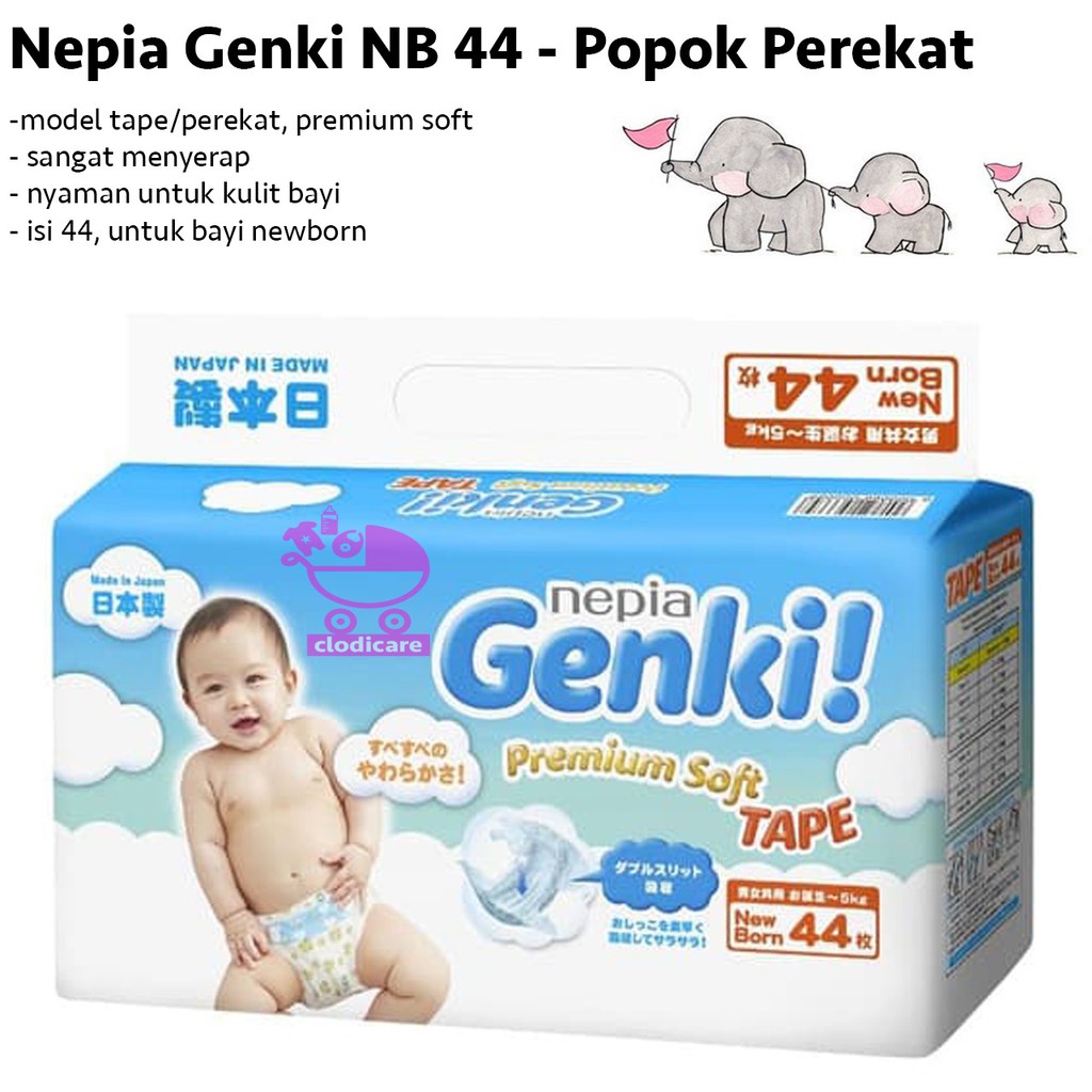 pampers genki newborn