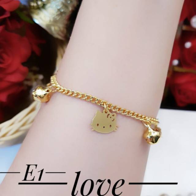 Xuping gelang lapis emas 1122i