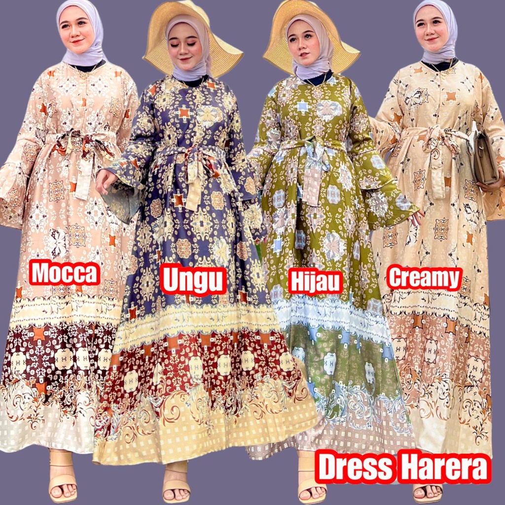 DRESS HARERA BAJU WANITA MUSLIM