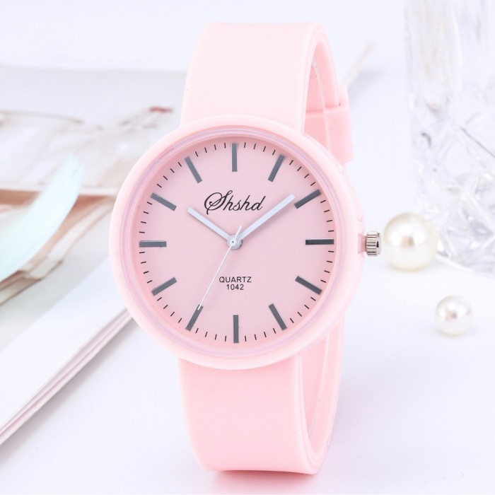 Jam Tangan Casual Wanita QUARTZ Korean Style Cewek Anak Sekolah Jam Tangan Remaja