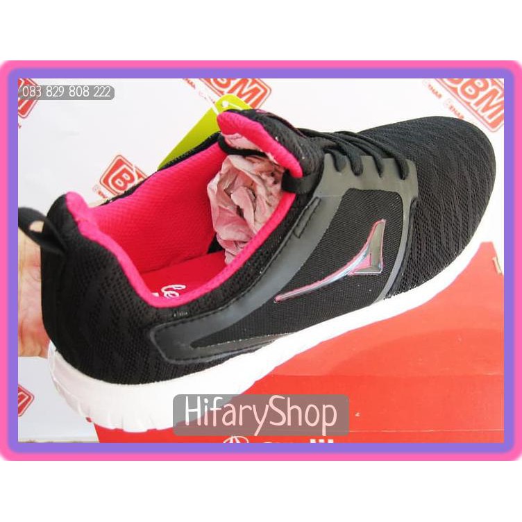 \u0442ren \u043codel ARDILES SHOPIE - SEPATU WANITA SANTAI KERJA RUNNING - Hitam/Merah Fush \u272a