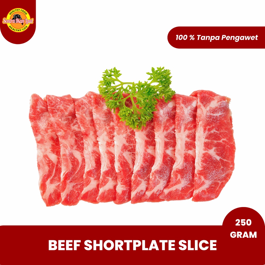 

Daging Sapi Lapis US Sliced Beef / US Shortplate Beef Slice 250 gram