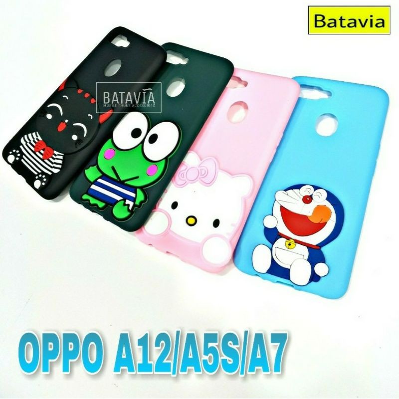 Case Doraemon Oppo A12 A5s A7 Softcase Karakter Doraemon Terbaru