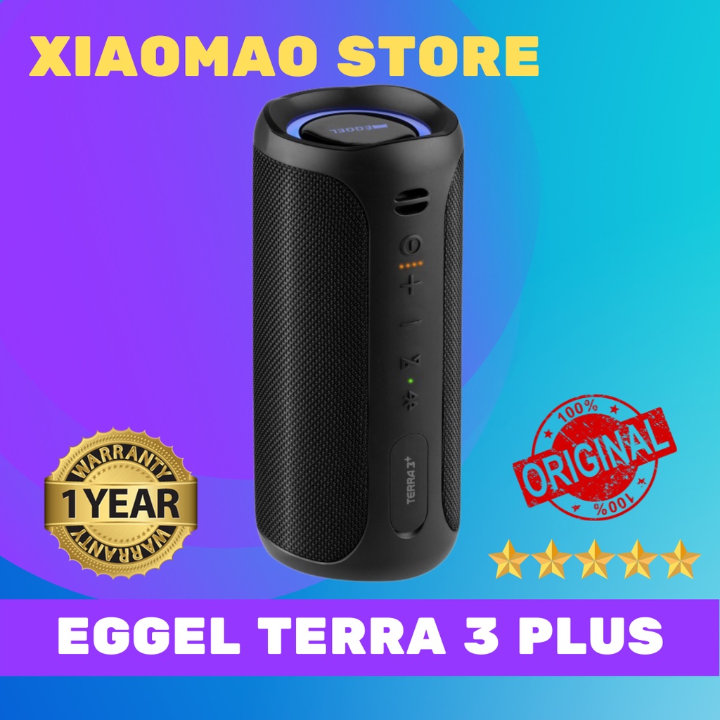 Eggel Terra 3 Plus + 3EQ Waterproof Bluetooth Speaker with RGB with 3 EQ Modes