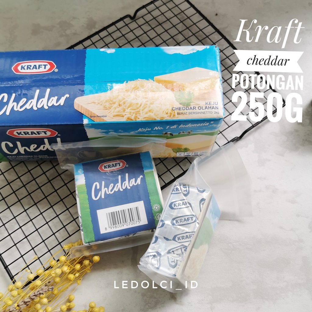 

KRAFT CHEDDAR 250 GRAM POTONGAN | KEJU KRAFT CHEDDAR 250 GRAM VACUUM