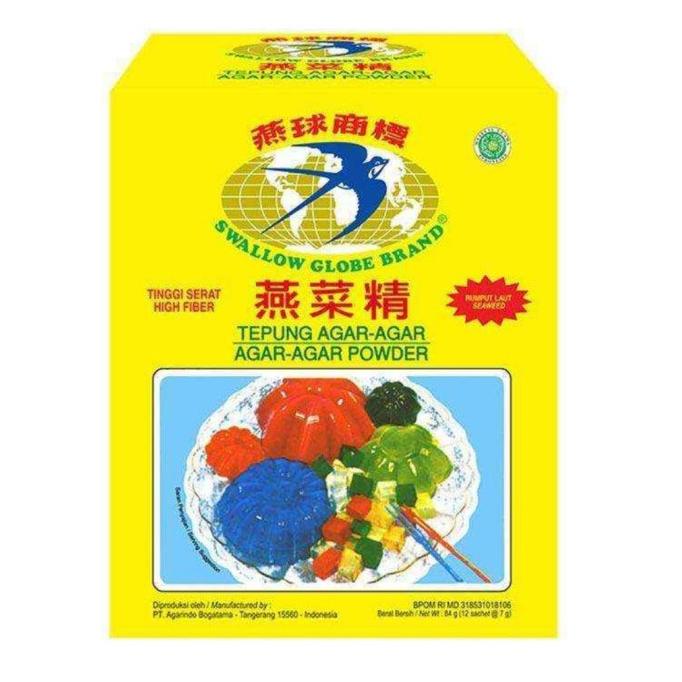 

Agar Agar Swallow Putih [ BOX - 12 PCS ] FREE ONGKIR Kode 376