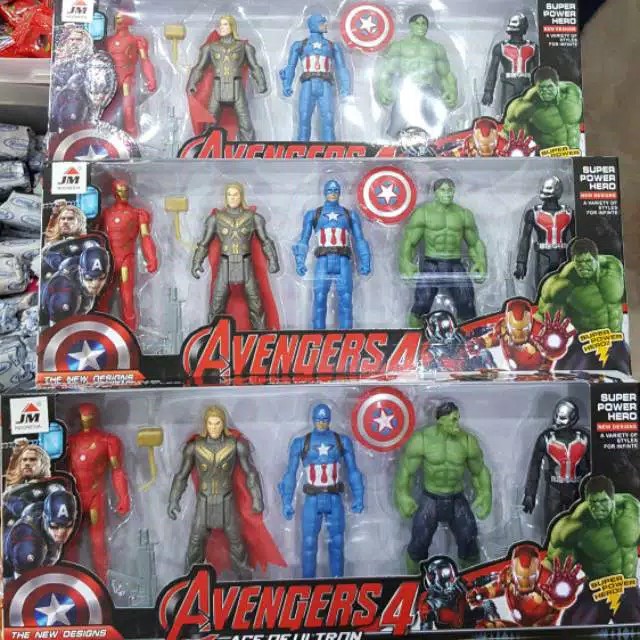 Robot AVENGERS4 1SET 5IN1 5pcs robot