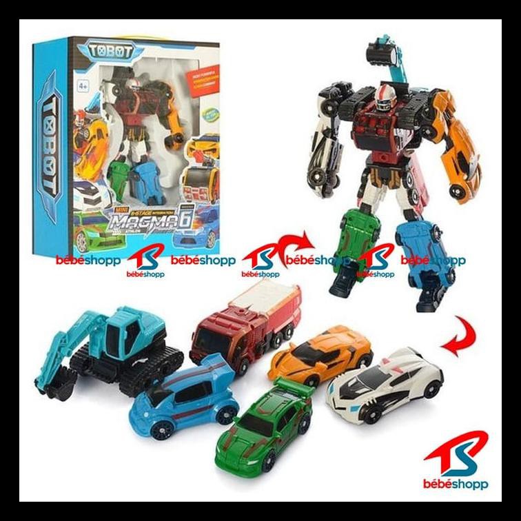 Terbaru Tobot Mini Athlon Magma 6 B-Stage Integration Action Figure Murah Terlengkap Al3