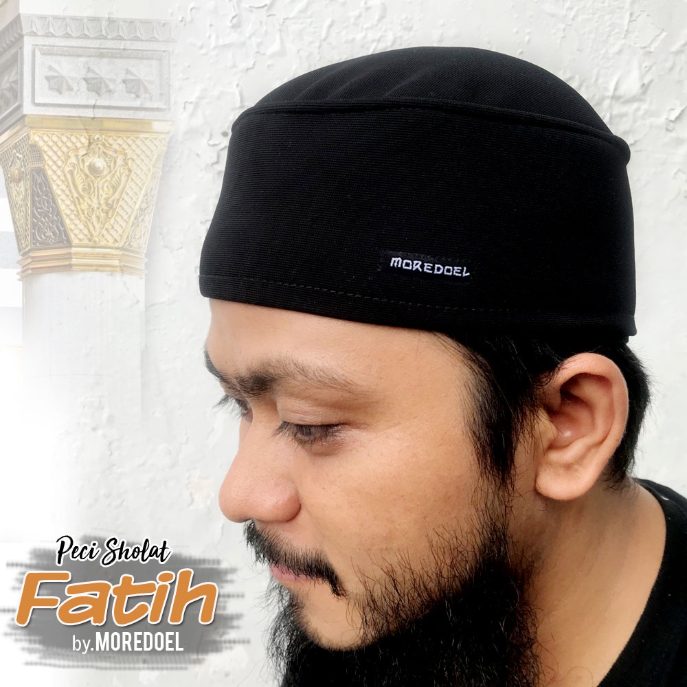 Peci Hitam Casual Fatih by Moredoel Mudah dilipat dan Elegant