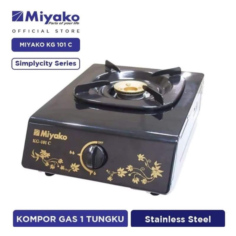 Kompor 1 mata miyako kg101