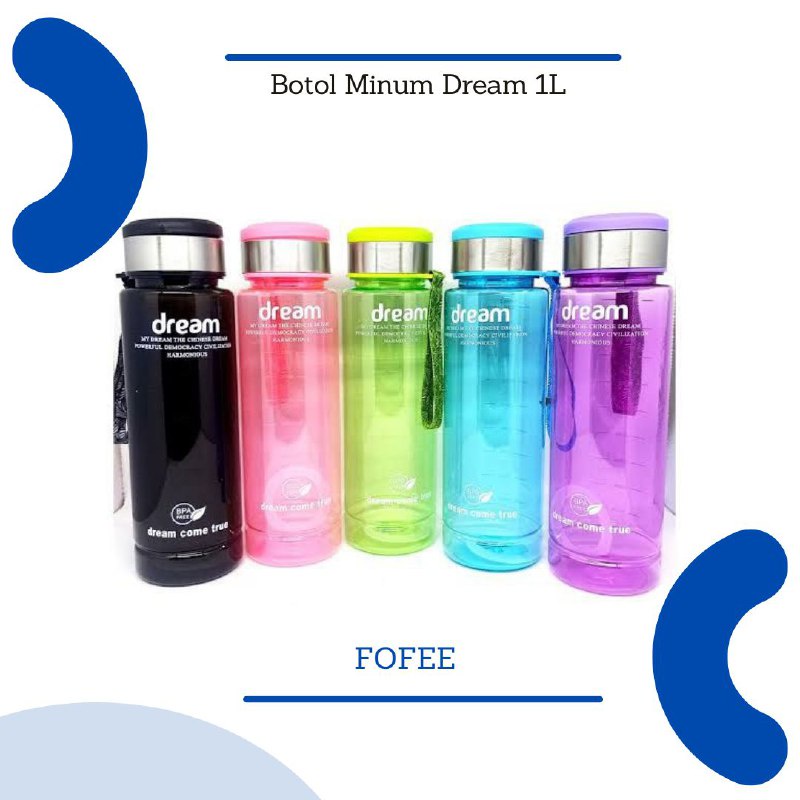 [IMPORT] - Botol Minum Dream 1 liter Plastik