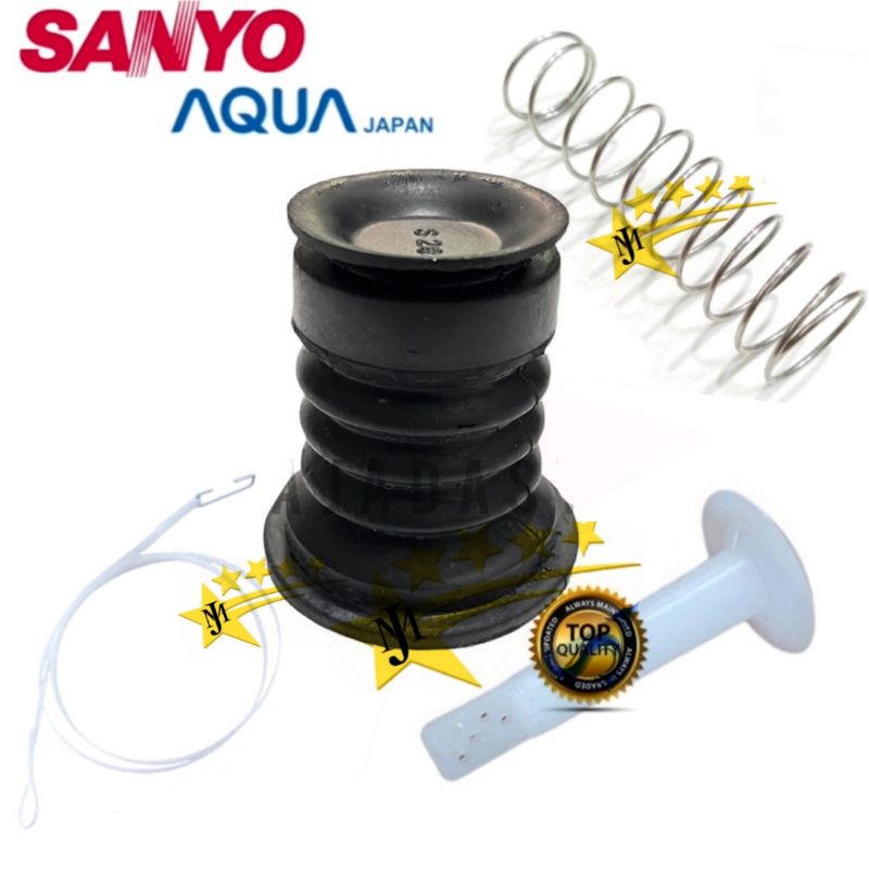 [COD] Sil karet pembuangan mesin cuci AQUA 2 tabung 1set