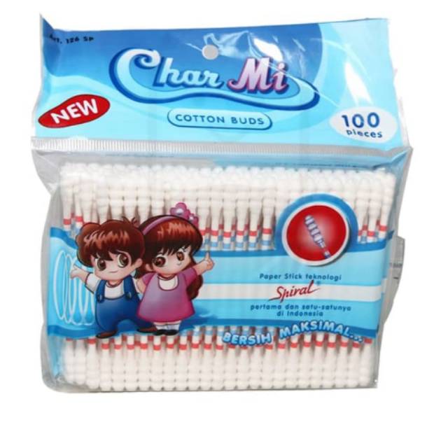 Charmi COTTON BUDS ART 126 SP (SPIRAL) isi 100pcs