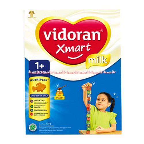 Vidoran Xmart 1+ Milk Rasa Madu Vanilla 700gr Susu Untuk 1-3tahun Fidoran Smart Vidoran Smart1 Fidoran Vanila 1