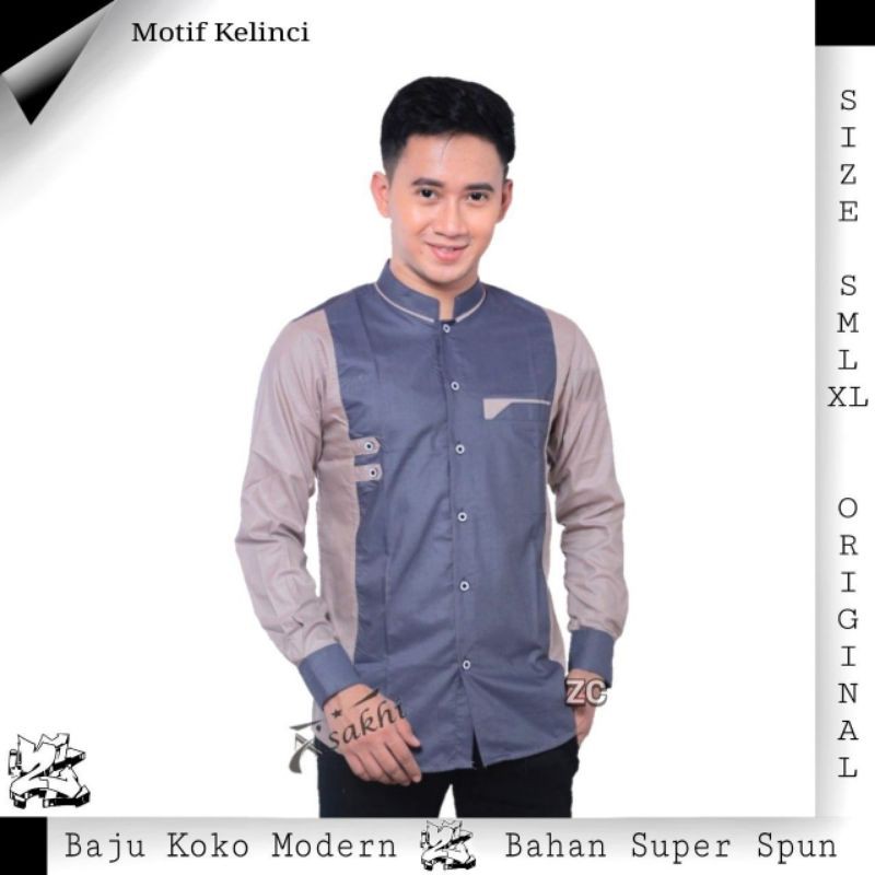 koko batik lengan panjang