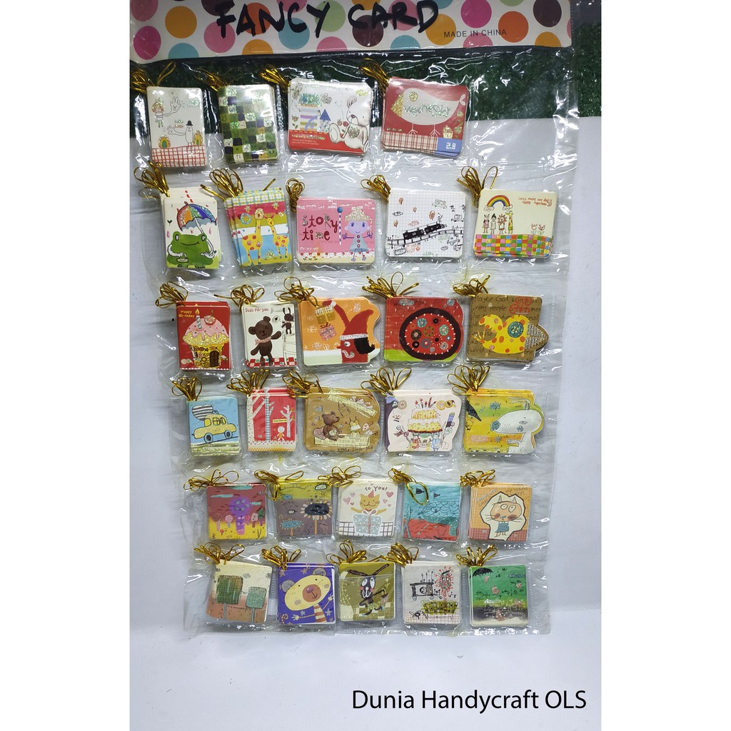 Fancy Card Harmony Greeting Card Kartu Ucapan Perayaan Ukuran Mini