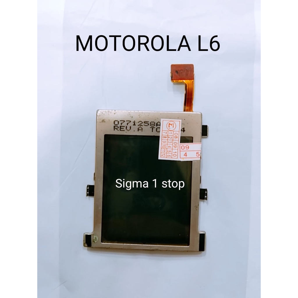 MOTOROLA L6I  LAYAR  SCREEN  LCD MOTOROLA JADUL