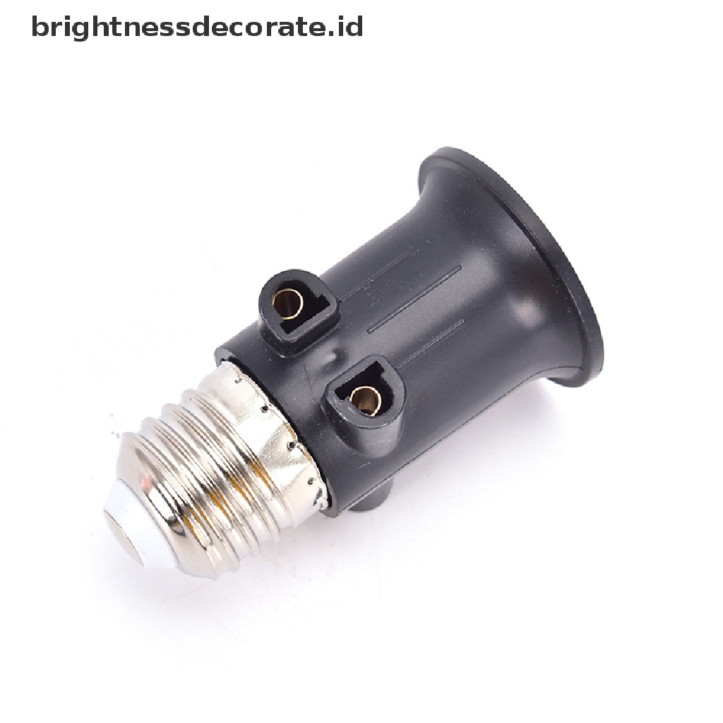 (Birth) Fitting Lampu E27 Plug Eu Bahan Pbt Tahan Api