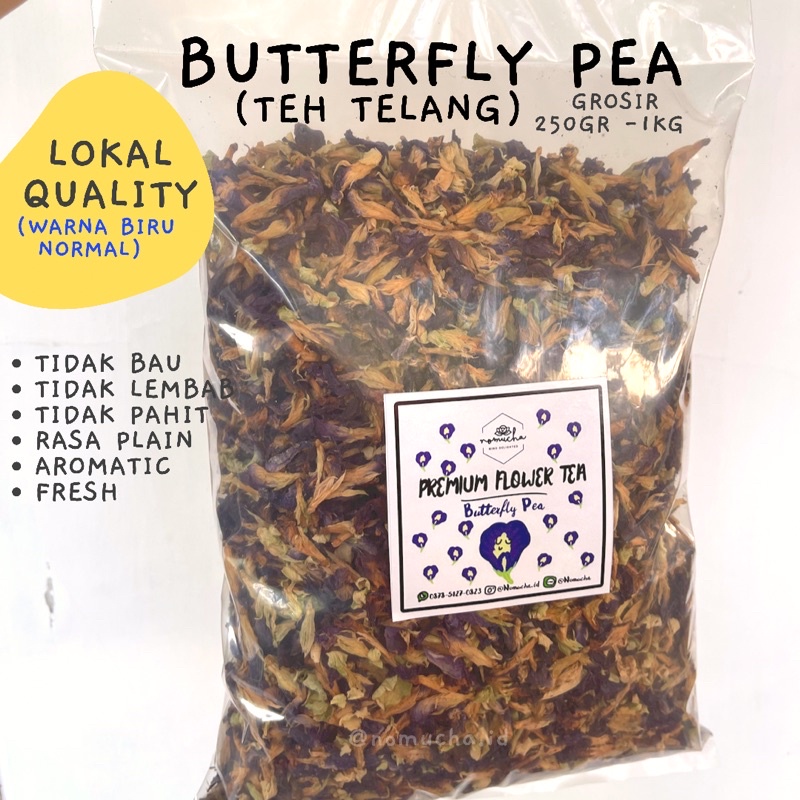 

Butterfly Pea / Teh Telang Lokal Grosir / Kiloan 250gr 500gr 1kg
