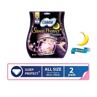 Charm Sleep Protect Pants 2s barcode 8993189329715 Pembalut Celana Menstruasi