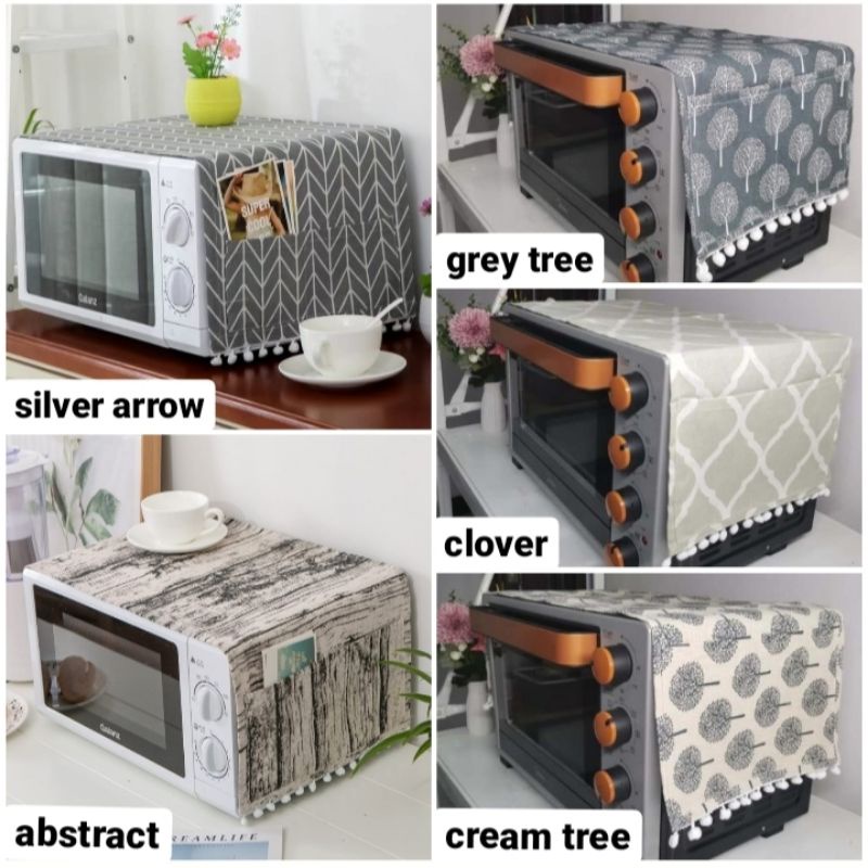 taplak microwave / taplak oven / sarung microwave / alas microwave