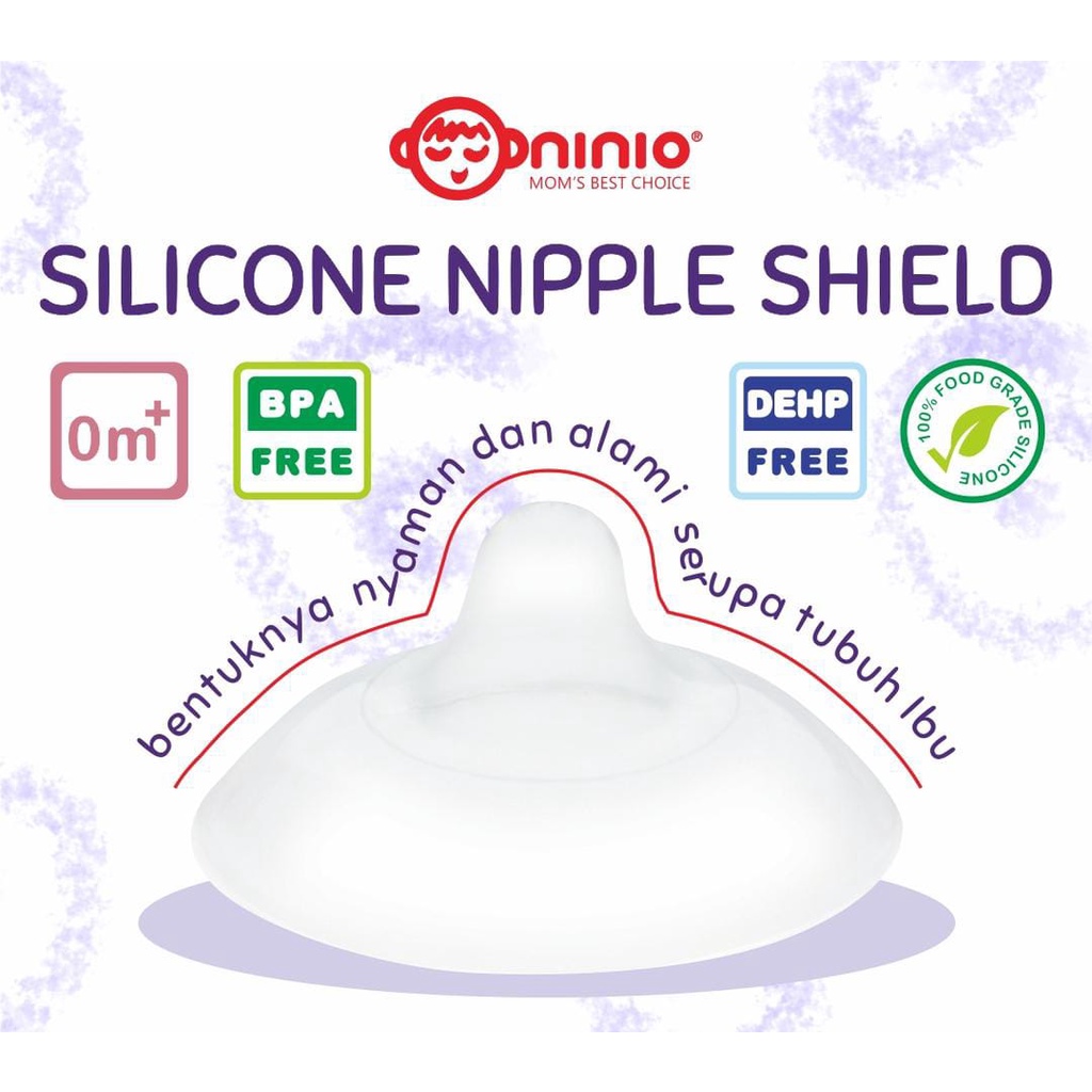 Nipple Shield Pelindung Puting Payudara Ibu Menyusui Silikon PIPI NINIO 1 pcs