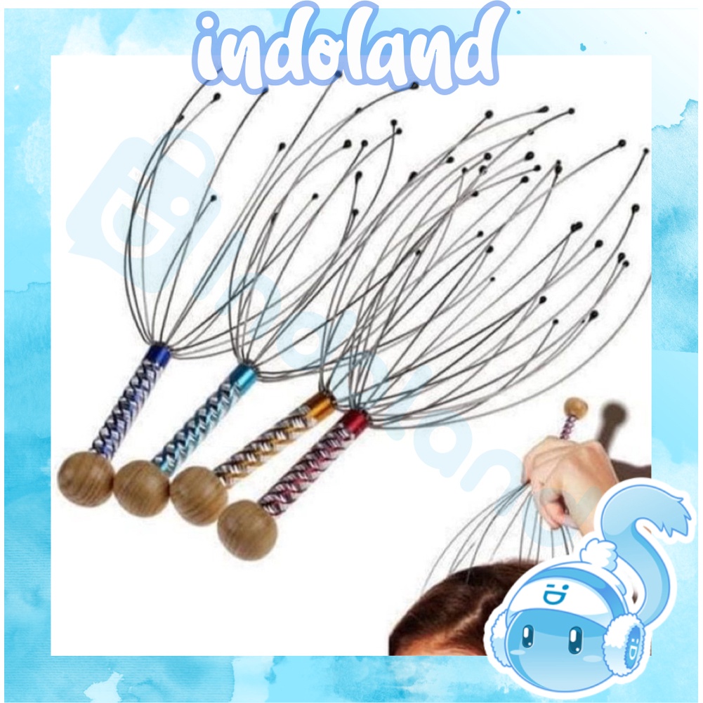 ☀ INDOLAND ☀  Alat Pijat Kepala Bokoma Refleksasi Relaxing Head Massager Anti Sakit Kepala Pusing R779