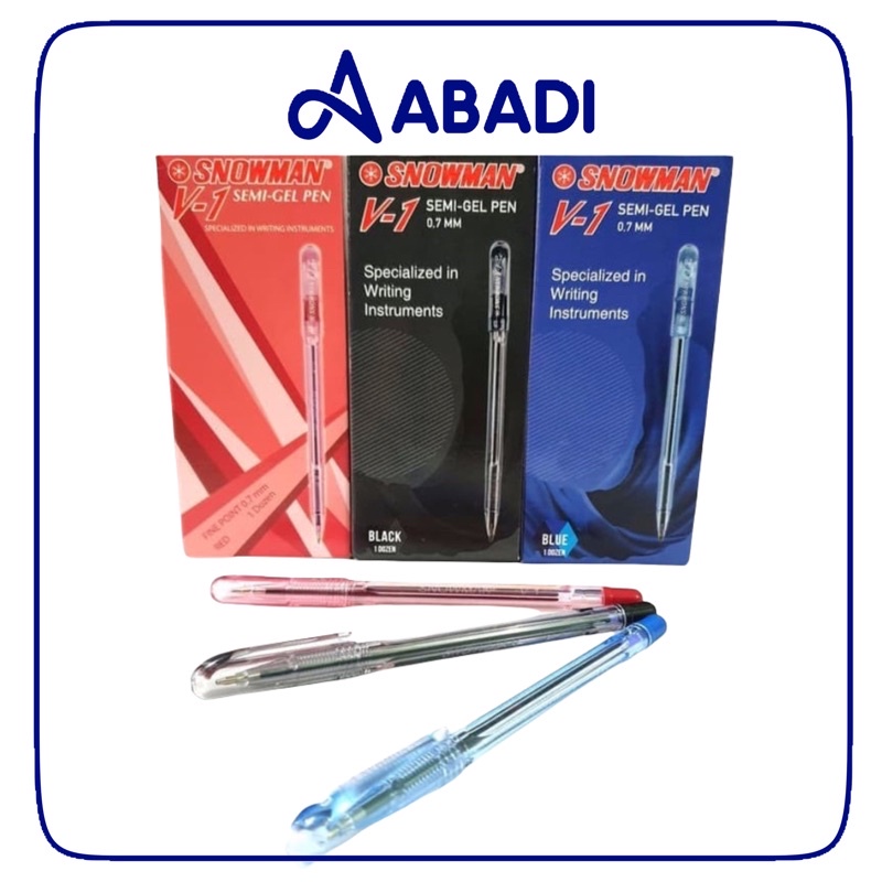 

BULPEN SNOWMAN SEMI GEL PEN 0.7MM