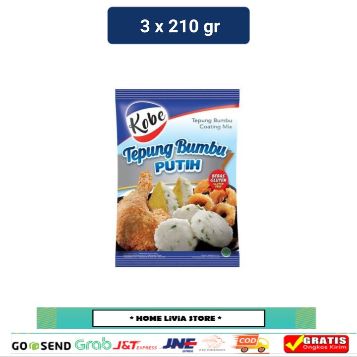 

Kobe Tepung Bumbu Putih 210 gr x3