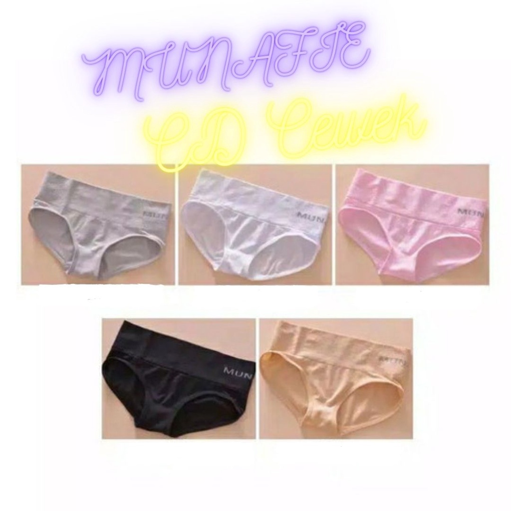 CELANA DALAM MUNAFIE Wanita Cewek Kolor Munafi UnderPants Underwear Korset CD Premium Import / Cangcut Celana dalam Andies