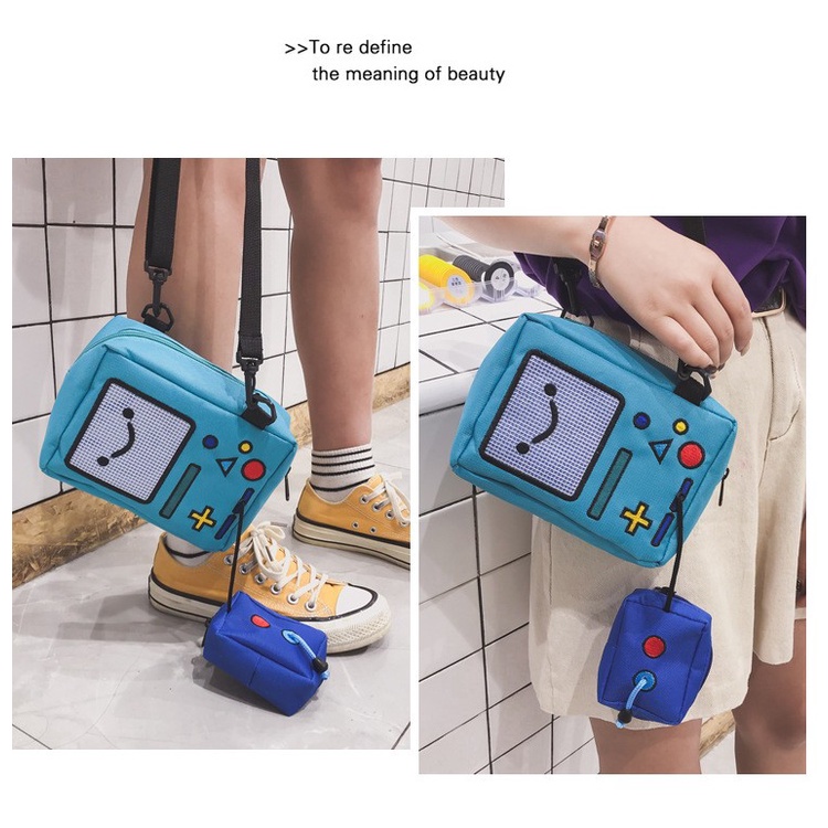 TM-97 tas mini bimo adventure times b-mo casual selempang tali import