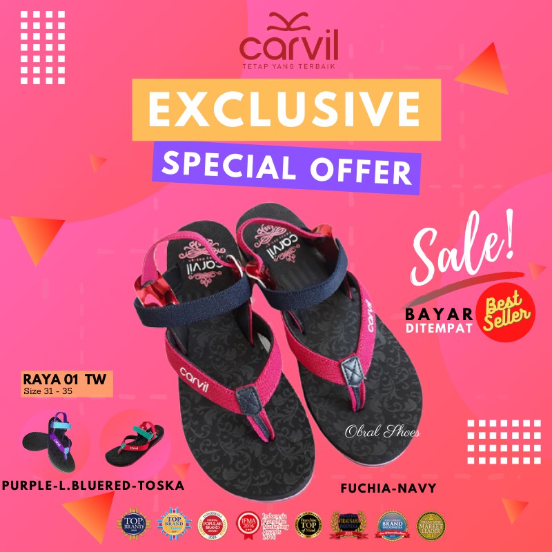 Carvil Sandal Gunung Anak Perempuan Rayya 01 TW