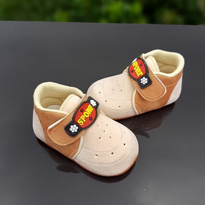 TOKOERS PRL01 Sepatu Bayi Prewalker anak 1 s/d 12 bulan - Motif Sport Lucu