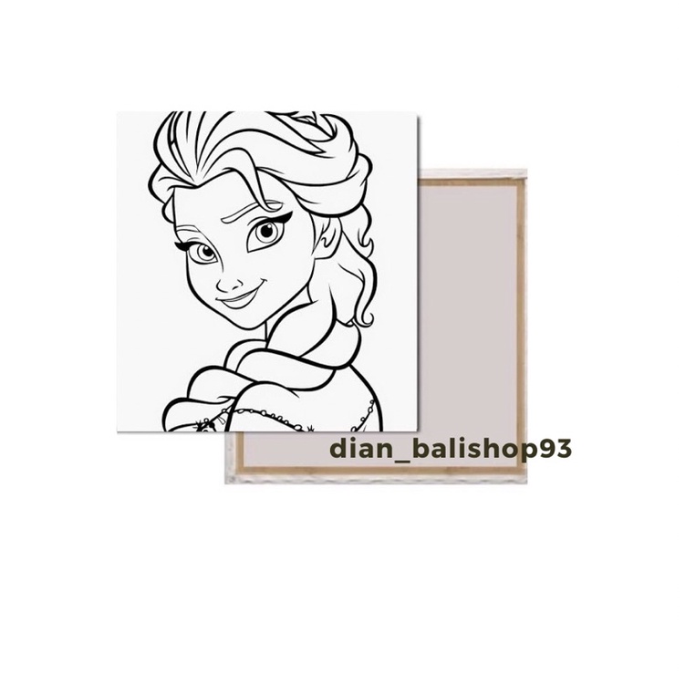 

Sketsa Lukis Kartun - Custom Lukisan - Belajar Melukis - Kanvas Lukis (Handmade)