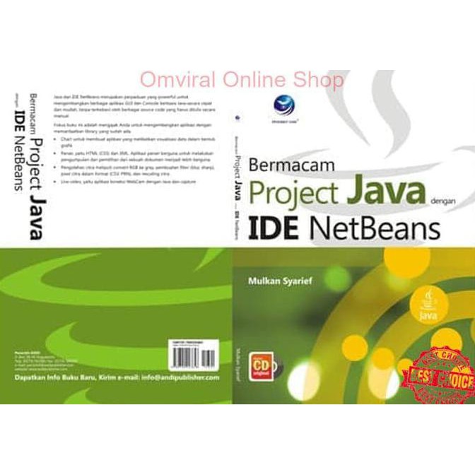 Jual Buku Bermacam Project Java Dengan Ide Netbeans Cd Shopee Indonesia 5918