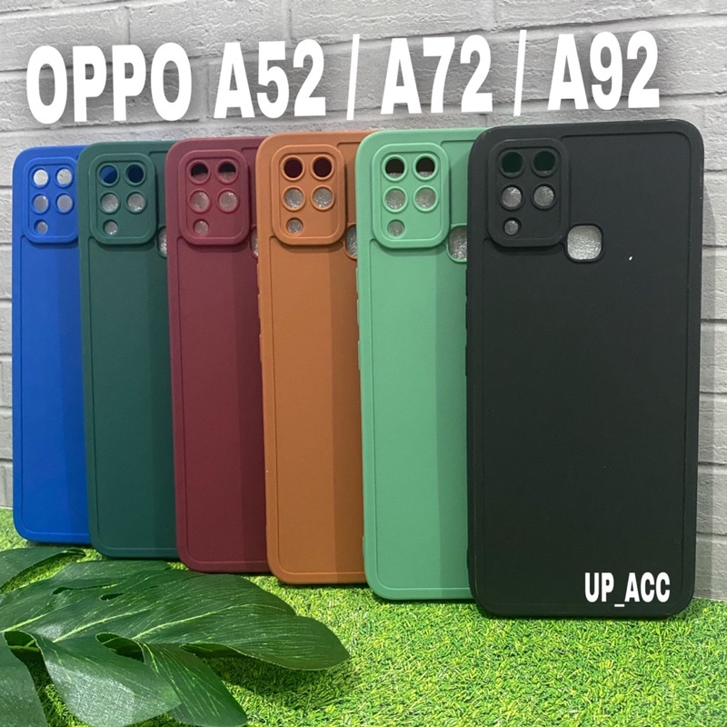 OPPO NEO 9 A37 A37F A15 A15S A52 A72 A92 Case Pro Camera Protect / Case Candy Makaron TPU lens Protector Kamera / Casing Hp