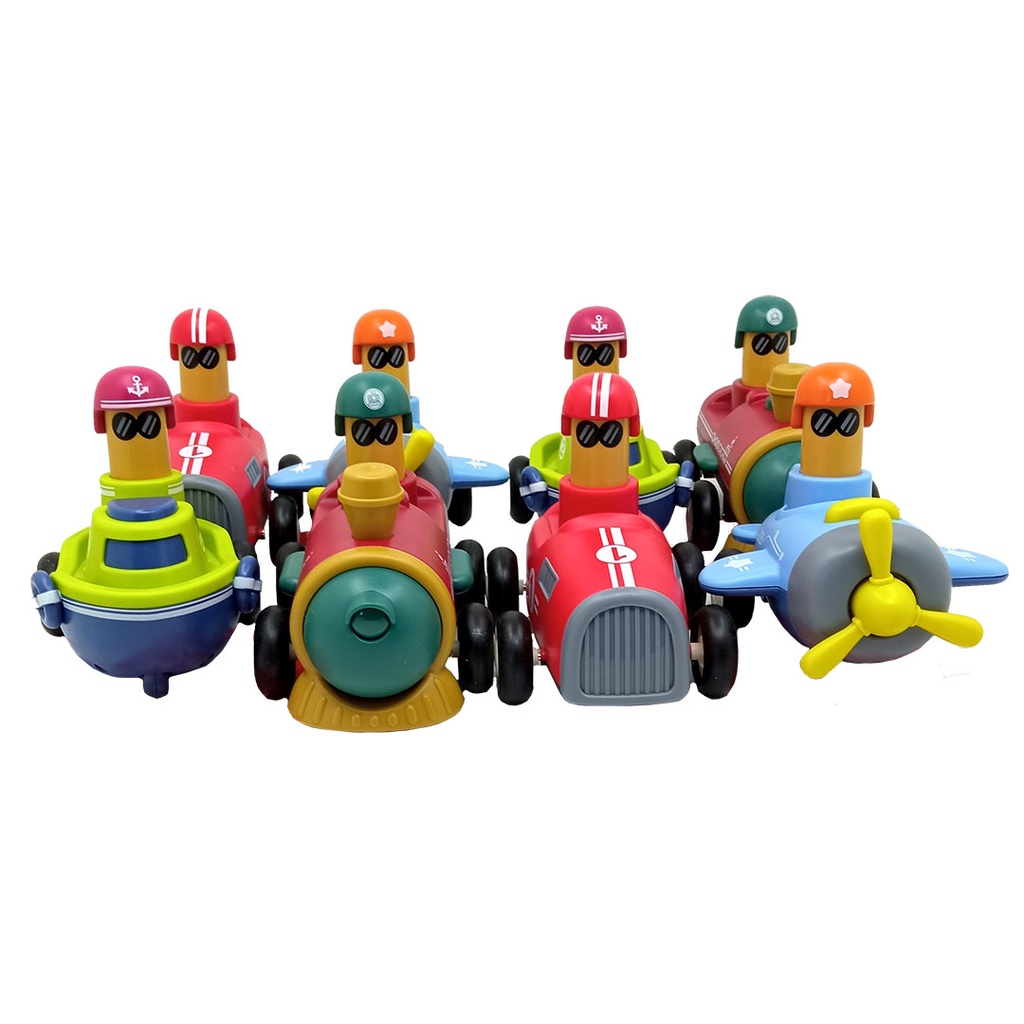 Toy Addict Mini Race Pressing Cartoon Toy Mainan Anak