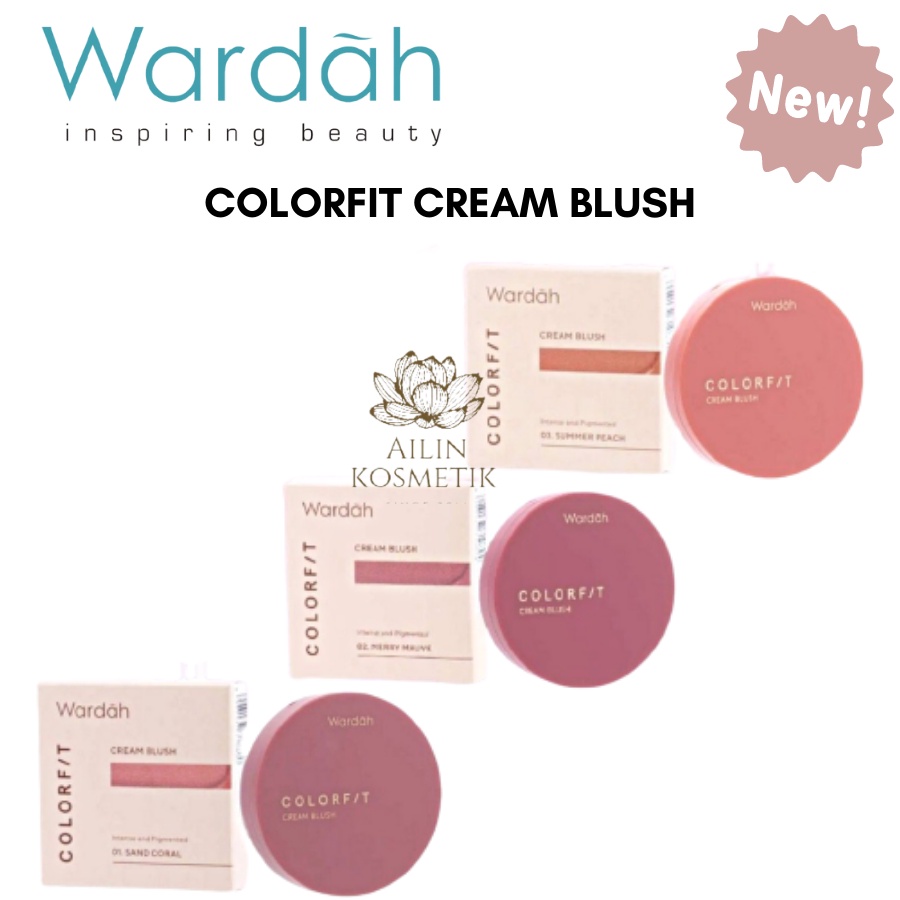 WARDAH COLORFIT CREAM BLUSH | Blush On Perona Pipi by AILIN